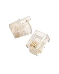 Eclipse Tools Premium Modular Plugs - 6p4c Round Solid Cable (1000 Pcs) Proskit 764-RX50