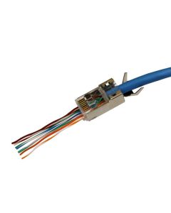 Eclipse Tools 50 Pcs Quikthru Rj45 - Cat6 External Shielded Proskit 902-563-50