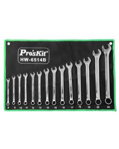Eclipse Tools 14 Pc Combination Wrench Set Metric Proskit HW-6514B